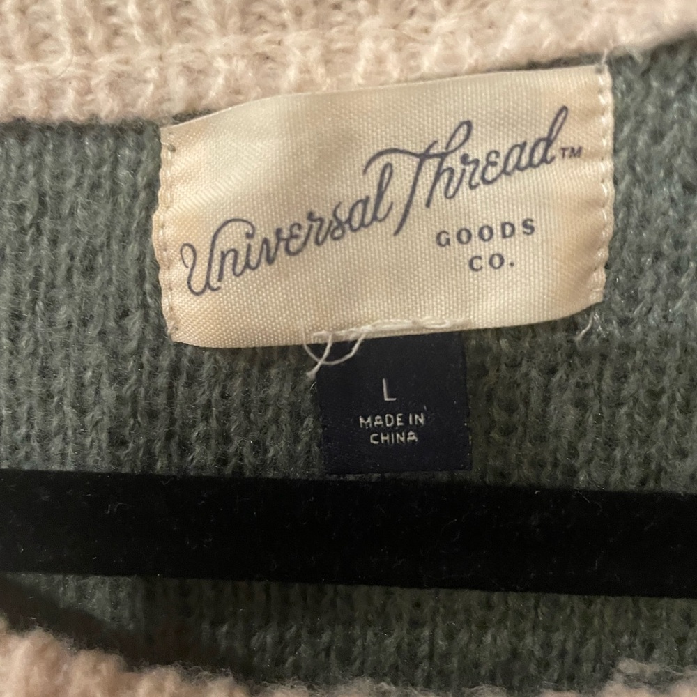 Universal Thread Multicolor Landscape Knit Sweater - image 3